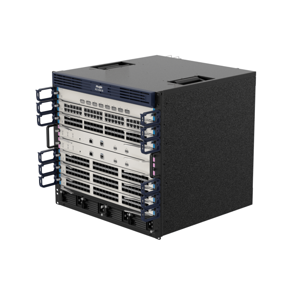 RG-CS88-08  Ruijie  10 RU Modular  RUIJIE High-Performance Core Switch with Cloud Management