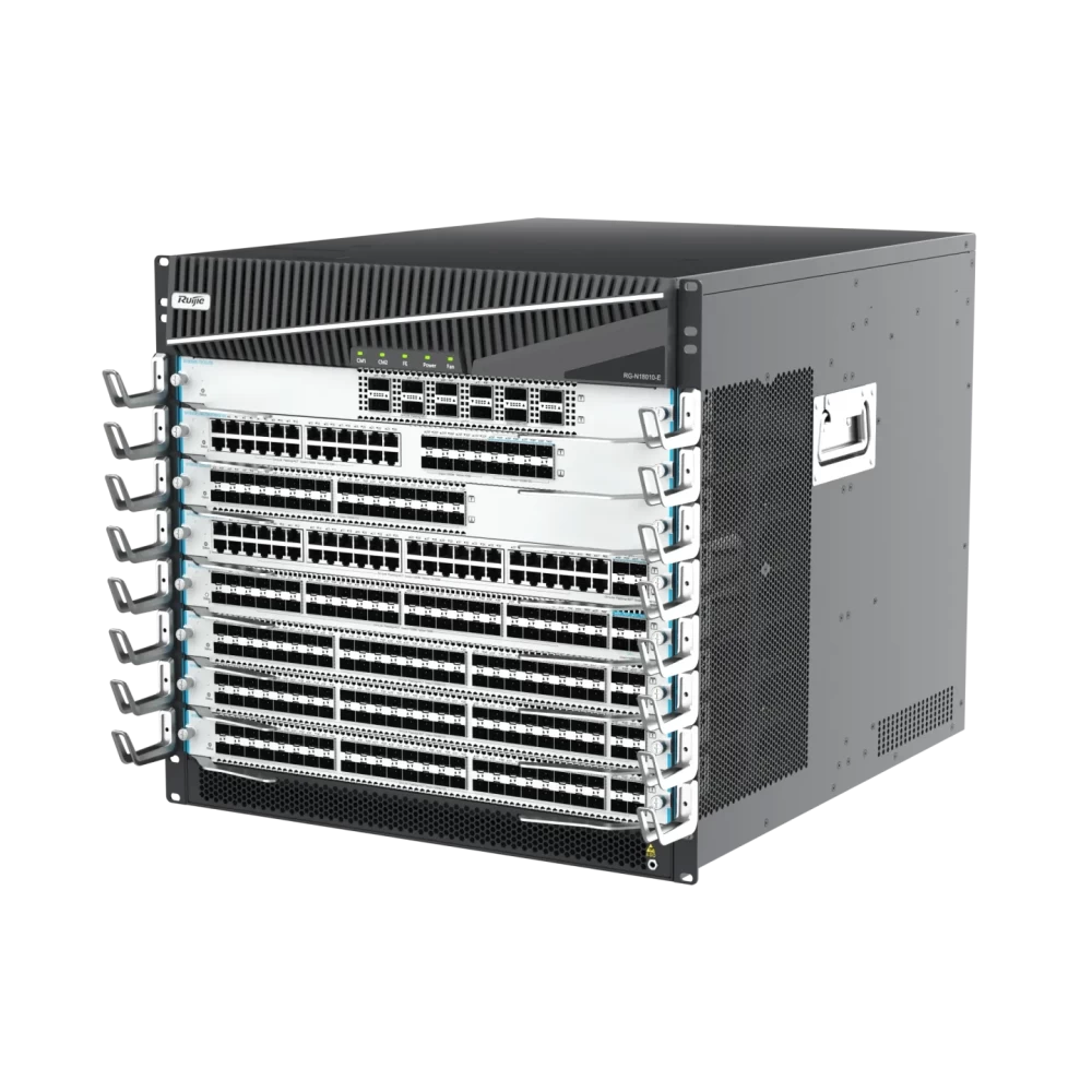 RG-N18010-E High-density Large-buffer RUIJIE Core Switch for Cloud Architecture Network