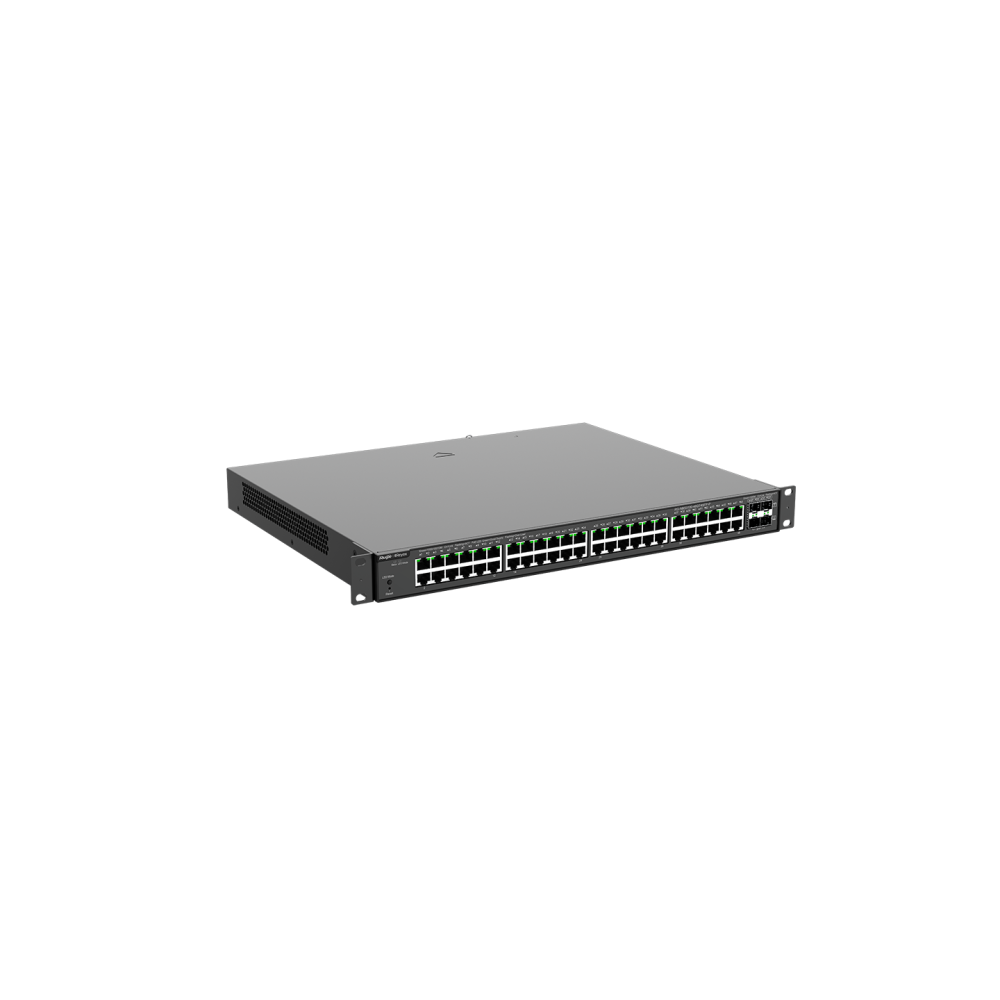 RG-NBS3100-48GT4SFP-P, 52-Port Gigabit Layer 2 Cloud RUIJIE  Managed PoE Switch
